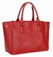 Bolso en Cuero Rojo